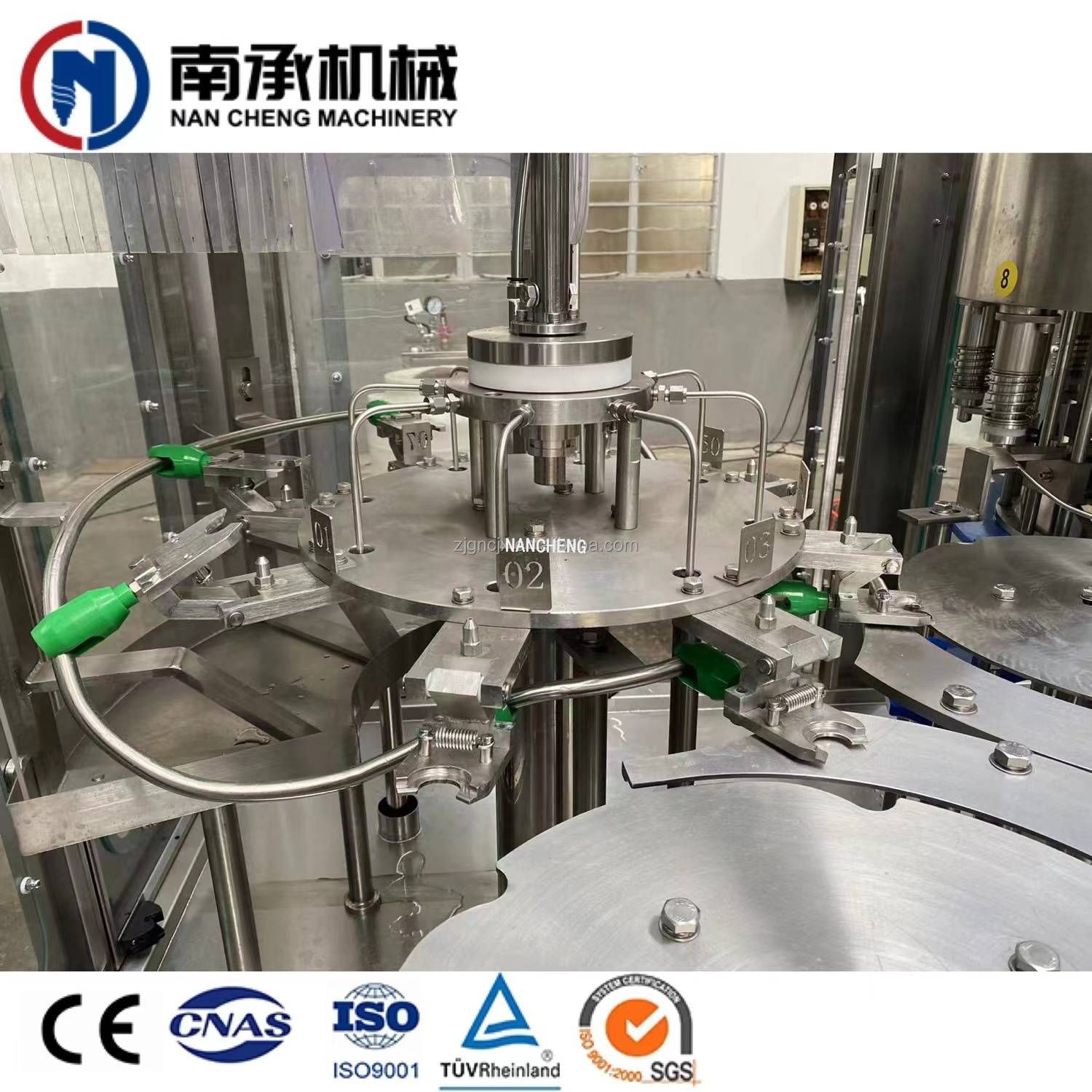 5000瓶/小时自动水装三合一机(型号:XGF8-8-3加大款)