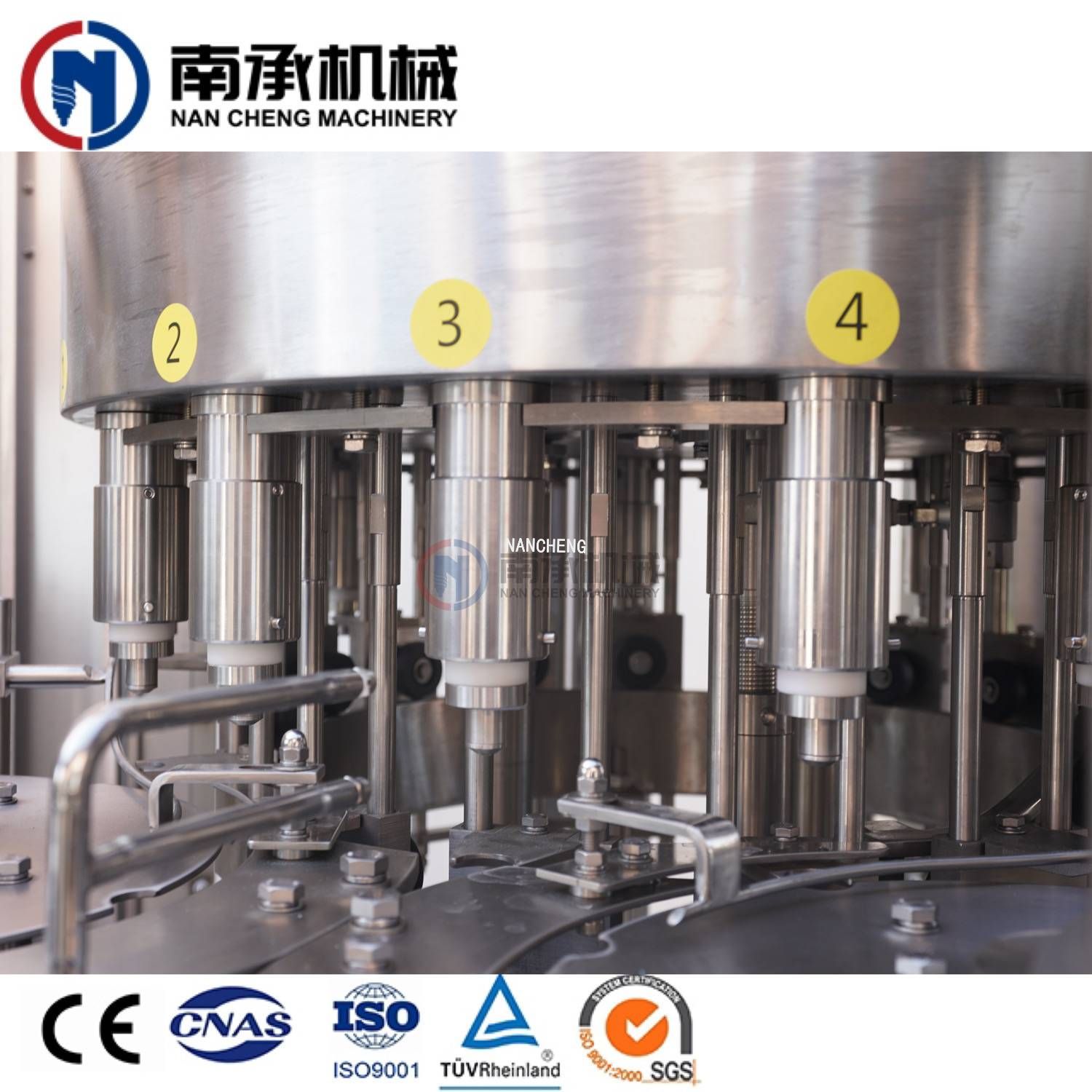 7000-8000瓶/小时  全自动三合一水灌装机(型号:XGF16-16-5)