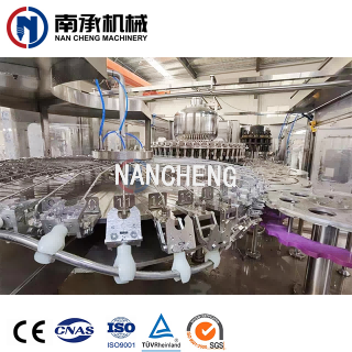 全自动饮料/果汁/茶 清洗灌装旋盖三合一机(型号:RXGF40-40-12