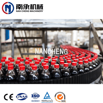 12000BPH全自动饮料/碳酸饮料/CSD清洗灌装旋盖三合一机(型号:DXGF32-32-8)