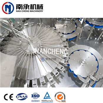 12000BPH全自动饮料/碳酸饮料/CSD清洗灌装旋盖三合一机(型号:DXGF32-32-8)