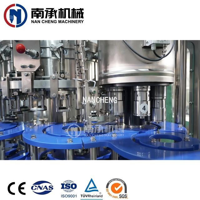 4000 瓶/小时全自动饮料/碳酸饮料/CSD清洗灌装旋盖三合一机(型号:DXGF18-18-6)